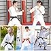 BESPORTBLE 6Pcs Assorted Color Cotton Karate Belts - Taekwondo Martial Arts Belts for Training and Competitions, 86.61 Inch