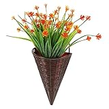 PAMINGONO 壁 吊り下げ 造花 吊り下げ シミュレーション 花 花 バスケット 農家 装飾 造花 花 装飾 吊り下げ 造花 花 装飾 吊り下げ 花 ホーム 装飾