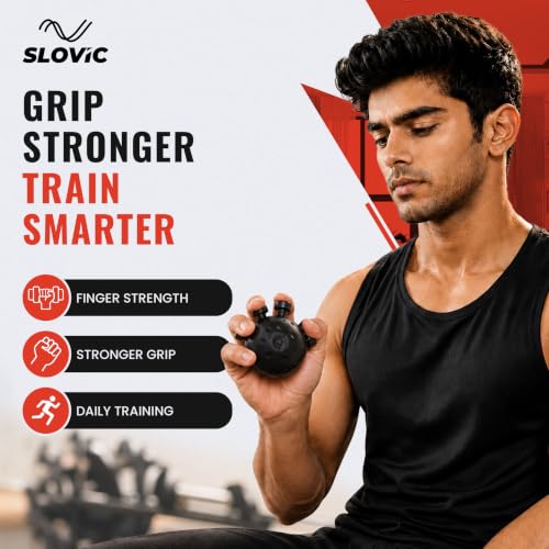 Image of Slovic Hand Gripper for Men & Women [25-45 KG Resistance] | Durable Hand Grip Strengthener for Fingers, Forearm & Wrist | Forearm Strengthener | Gym Equipment for Home Workout