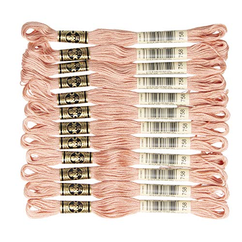 Image of DMC 6-Strand Embroidery Cotton Floss, Very Light Terra Cotta