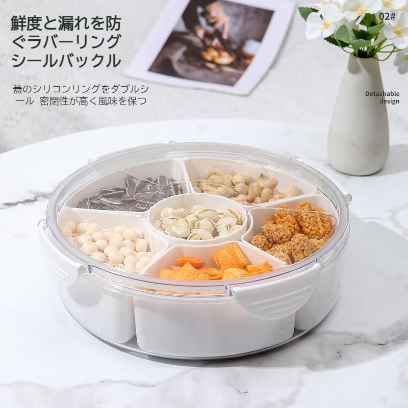 ヨーロピアン風 花柄陶器製 蓋付きお菓子ボックス スナックトレー 果物