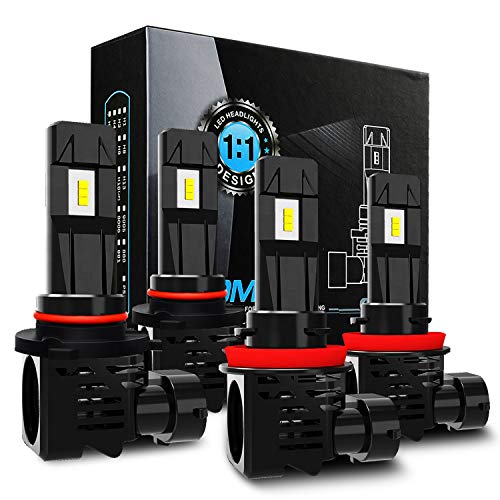 JDM ASTAR High Performance 1:1 Design 5202 White Light Output More Downroad Visibility LED Fog Light Bulbs