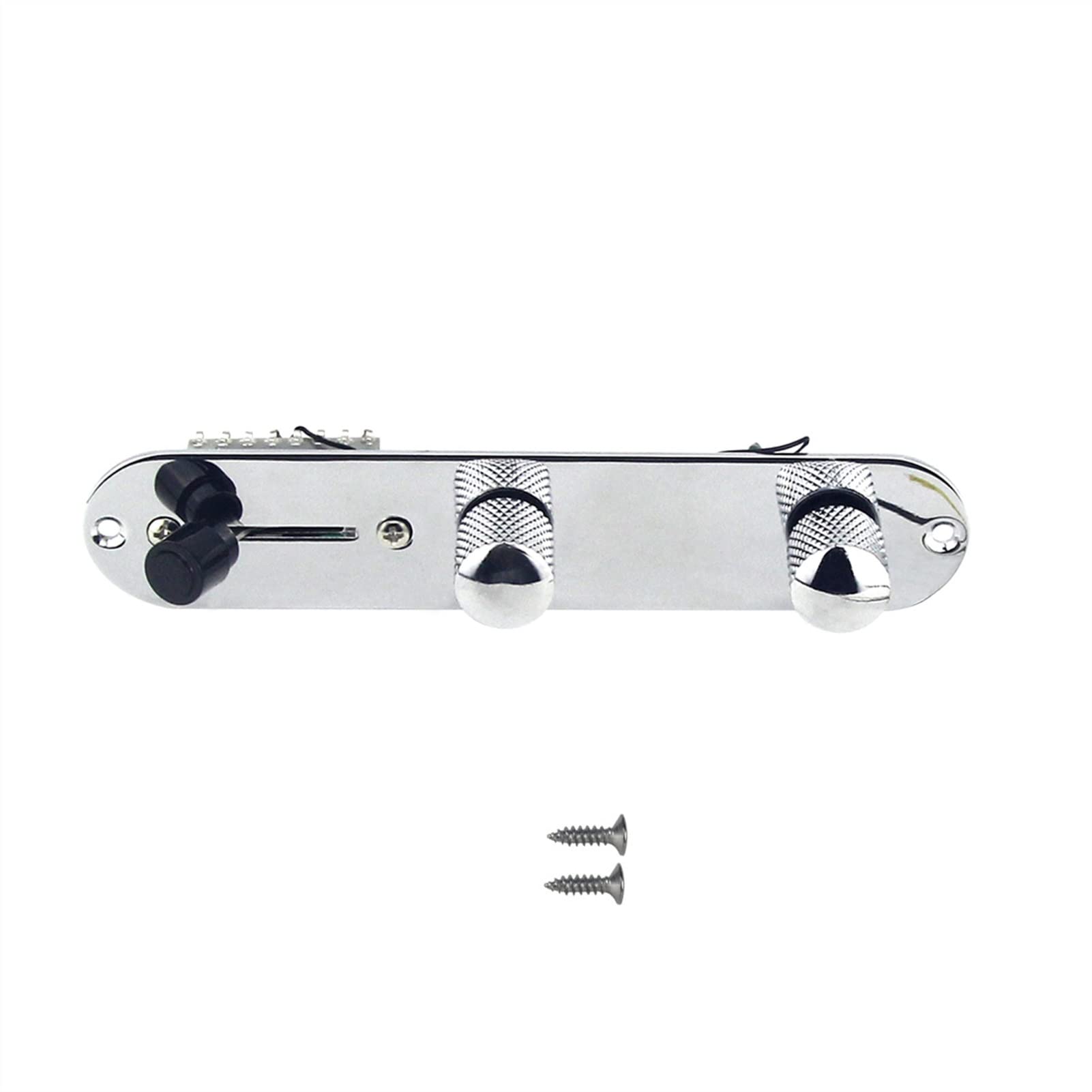 Parti di ricambio chitarra Set Di Chrome Guitar Bridge 6 Selle E Piastra Di Controllo Caricata Per Tl. Parti Della Chitarra