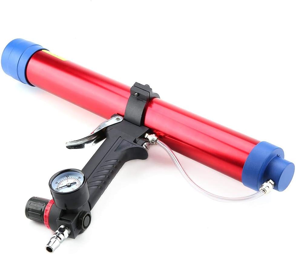 Marhynchus Pneumatic Glass Glue Sealant Caulk Gun Cartridge Air Gun 300~600ML for Electronic Appliances, Automotive Components, Building Decoration Battery Powered Caulking Gun cordless caulking gun