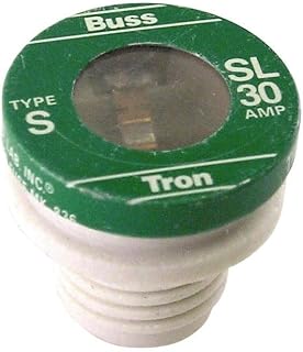 Eaton BUSSMANN 30A Time Delay Indicating Fuse; SL Series - pkg. of 4