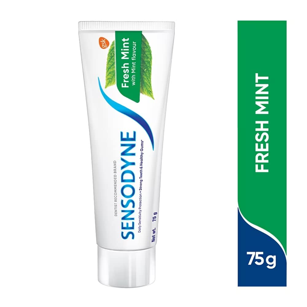 Sensodyne Sensitive Fresh Mint Toothpaste 75 G
