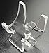 HQRP-Crystal 1 3/4" Acrylic Display Stand Pedestal for Crystal Heart / Slice / Slab and other Stones