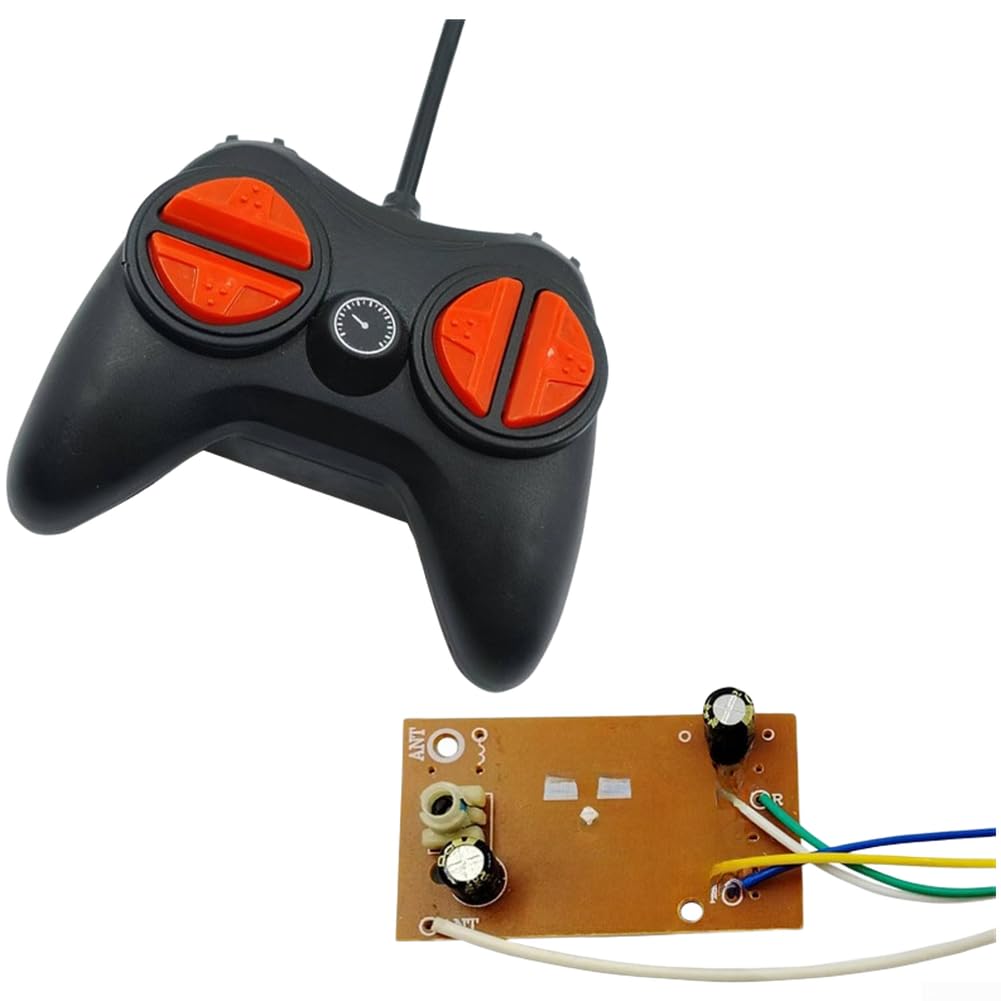 HanOaki Remote Control Module for RC Toys - 40MHz Transmitter and Receiver PCB Board Set with 4 Channel Functionality, Compatible with Model Vehicles