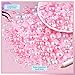 80g Flatback Pearls and Rhinestones for Bedazzling, Pink White Mixed Size 3-10mm Resin Rhinestones and Half Pearls for Crafting, Nail Art and Grad Cap Decoration with Tweezers and Pickup Pencil