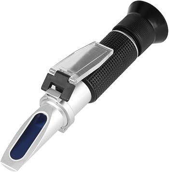 Salinity Tester, Professional 0~28% Salt Analyzer Tester Salinometer Accurate Salinometer Refractometer for Food Salinity Tester Meter