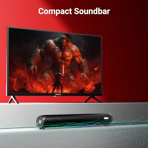 Zebronics Wireless Bluetooth Soundbar, 42 Watts, Upto 7h Playback, Dual 57mm Drivers, Dual Passive Radiators, TWS, Call Function, Type-C Charging, USB, AUX (Vita Bar 301) view 2