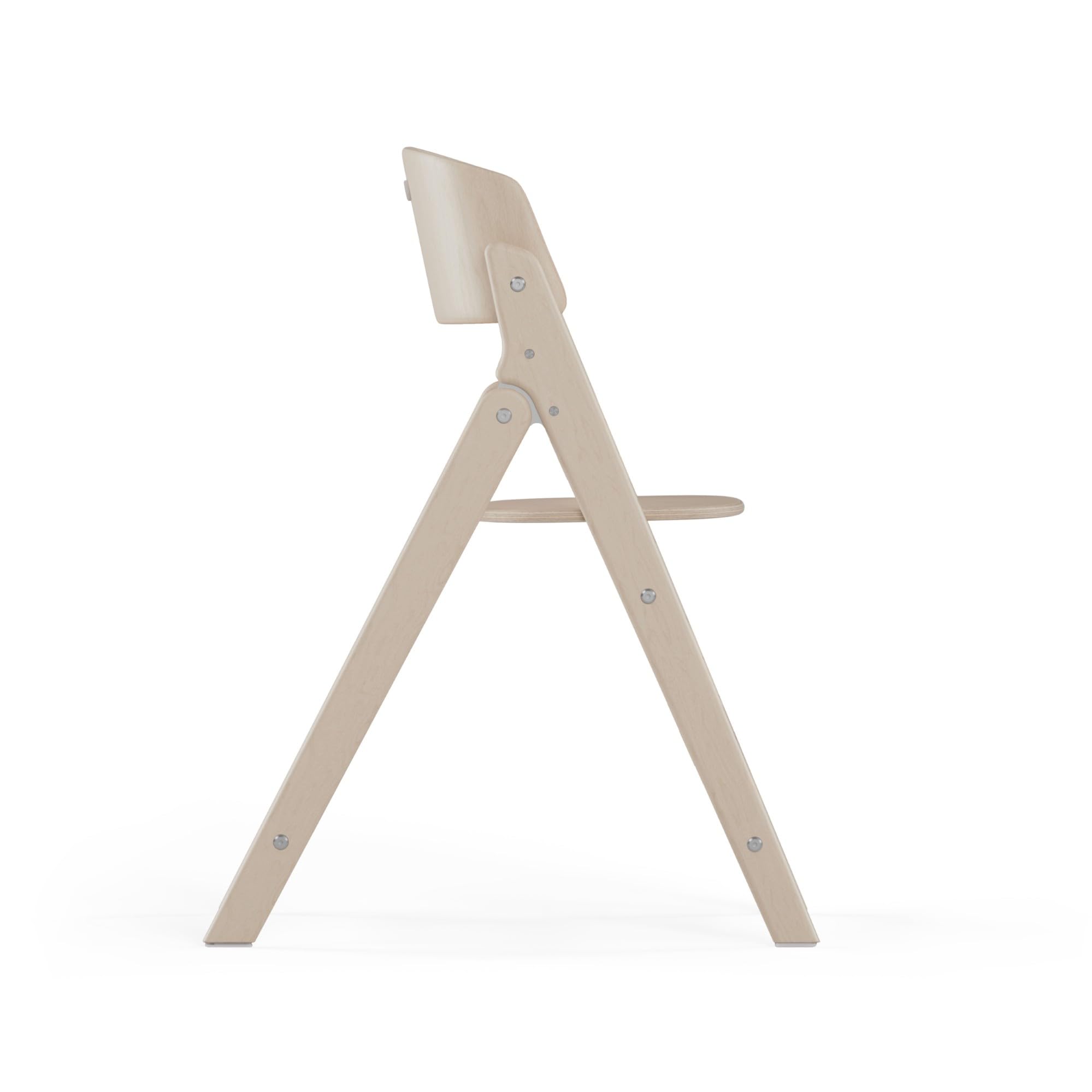 CYBEX Gold CLICK & FOLD Krzesełko do karmienia, Rośnie razem z dzieckiem, 3–99 lat, Do zastosowania od urodzenia z osobnymi nakładkami, Drewno bukowe, Light Natural
