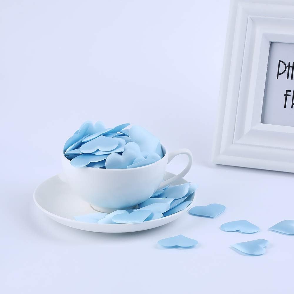 100pcs/lot Love Heart Shaped Sponge Petal for Wedding Decorative Handmade DIY Petals Birthday Table Wedding Party Supplies (Color : 4) (3)