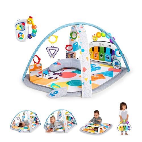 Image of Baby Einstein Kickin Tunes 5-in-1 Bundle, Music & Language Discovery Gym & Take Along Musical Baby Toy, for Ages 0 Months and Up