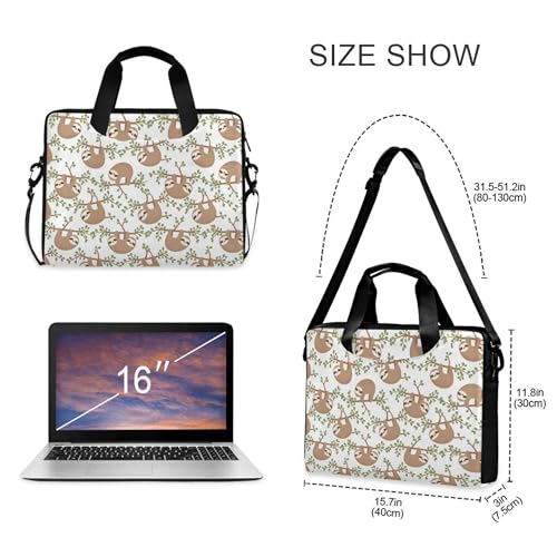 Bolso para laptop MNSRUU 15.6 pulgadas con diseño de gato miniatura 5