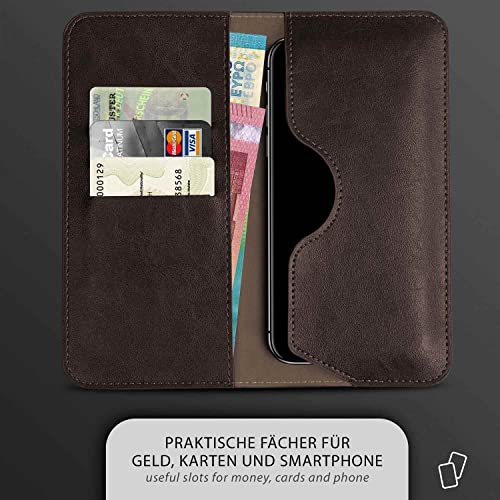 Housse protection iPhone 13 Pro Max étui moex marron foncé 360