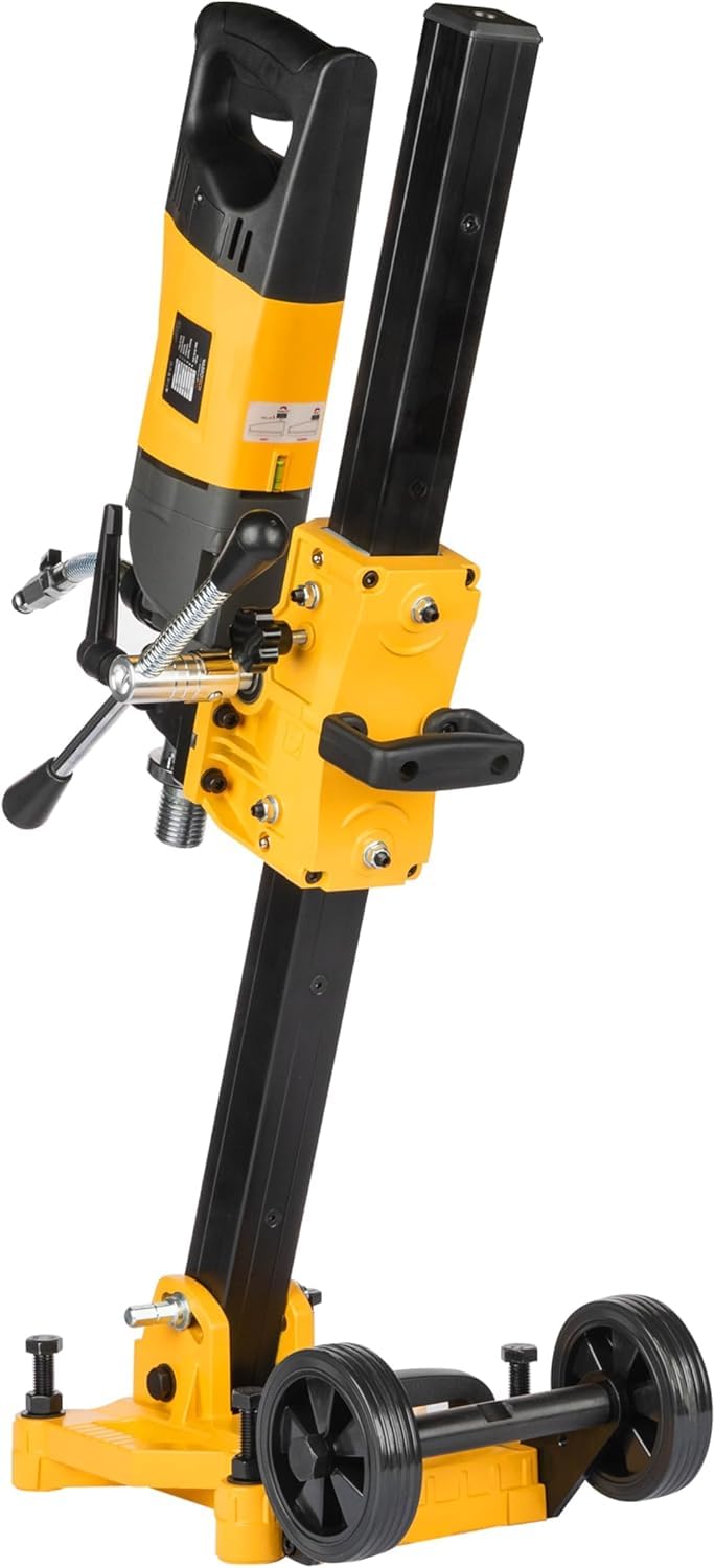 Carotatrice Manuale con Micropercussione 1900 W - Carotatricee Diamantata 2340 GIRI/MIN - Carotatrice 6 kg a Mani Libere con 2 Ingranaggi per Carotaggio a Umido e a Secco Ø 22-202 mm