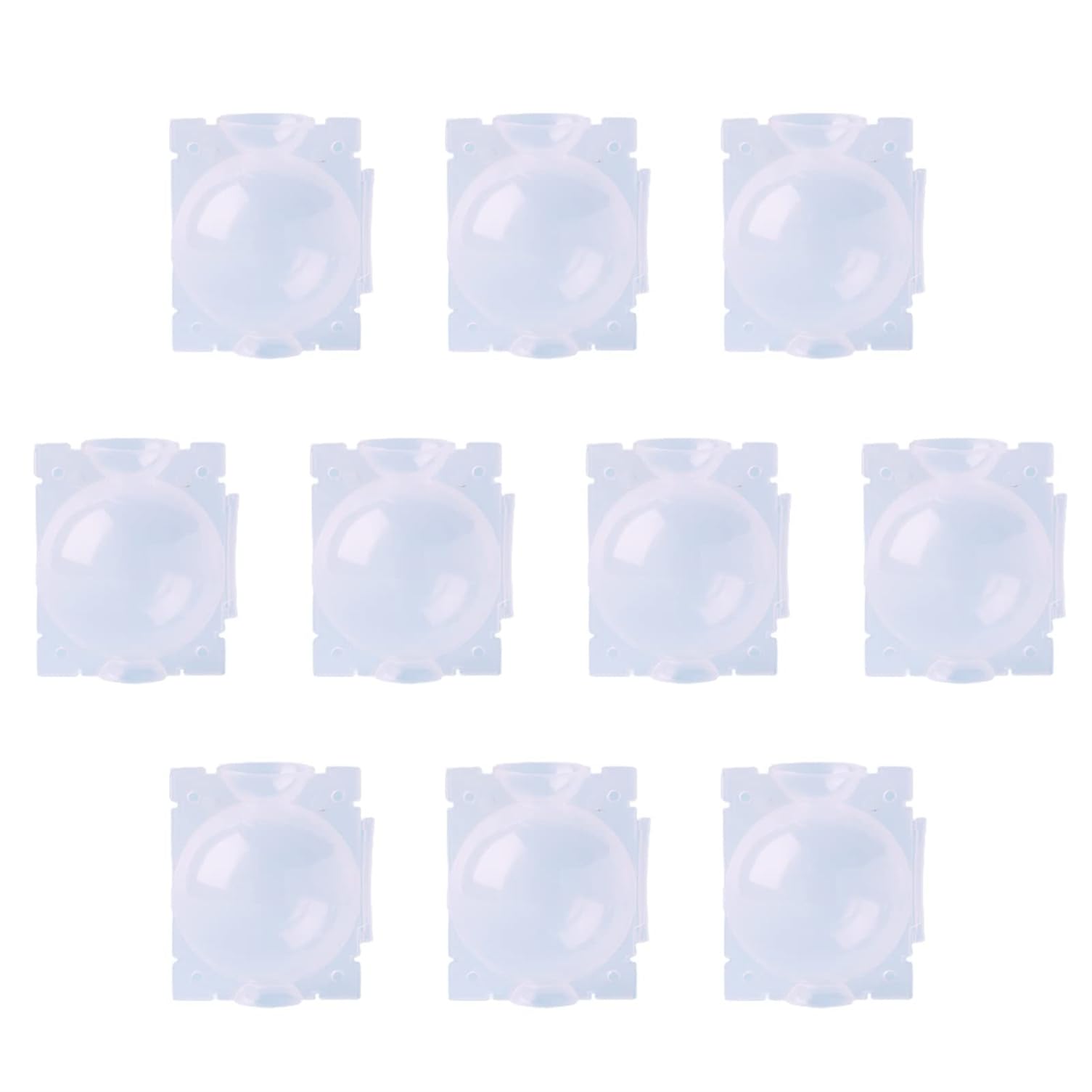 Twinice Root Growth Box 10 Pcs High Pressure Propagation Ball for Grafting Transparent 5cm