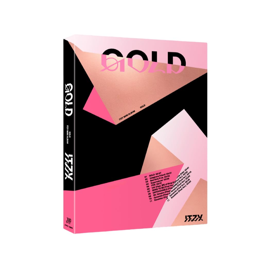 IT'ZY - 9th Mini Album [GOLD] Photobook Standard ROSE GOLD Version