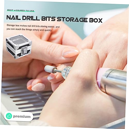 Organizador para Brocas de Uñas de Acrílico Negro miniatura 4