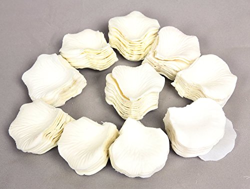 FreshGadgetz Set of 2000 Silk/artificial Rose Petals, Wedding Confetti (Ivory) FreshGadgetz Set of 2000 Silk/artificial Rose Petals, Wedding Confetti (Ivory)