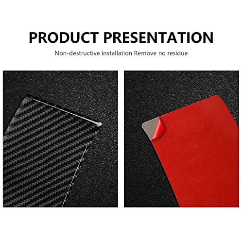 Brmyl Rear Armrest Storage Box Cover Decals For 2016 2017 2018 2019 2020 2021 10Th Gen Honda Civic Accessories Carbon Fiber Interior Stickers #TOP3