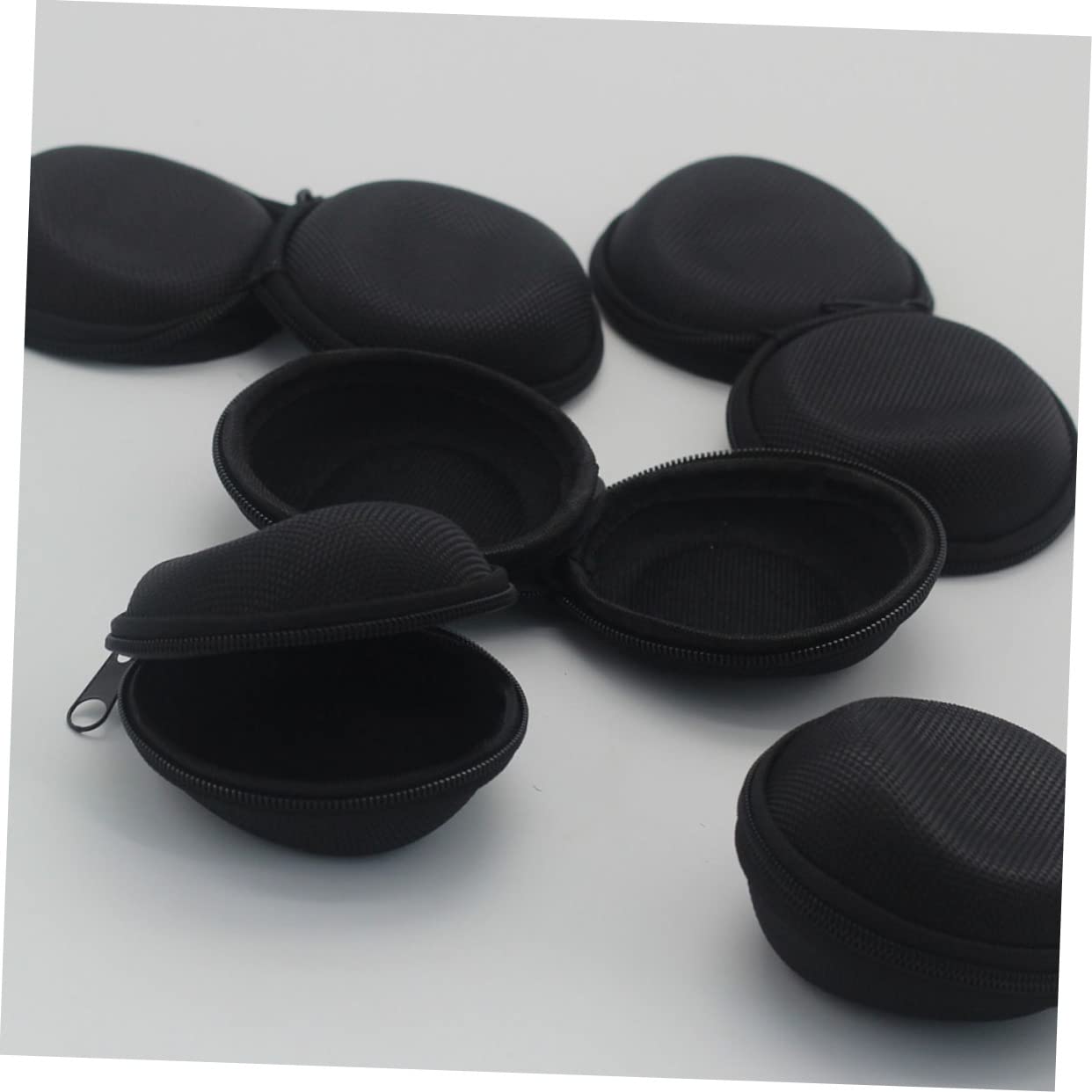 WOFASHPURET 2Pcs Quakeproof Watch Case Portable Storage Box for Watches High End Storage Holder with Detachable Sponges for Business Trips and Home Display Black