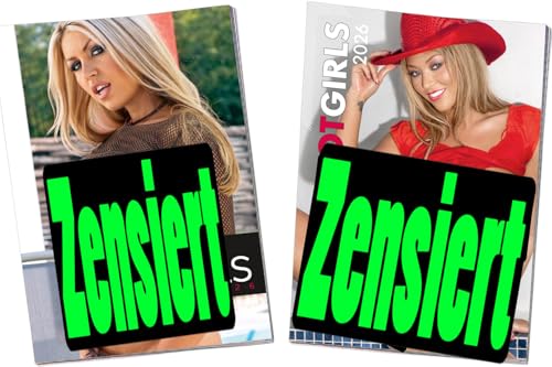 Erotik Kalender 2026 – Pin-up Girls im 2er-Set | Sinnlicher Wandkalender DIN A3 mit Akt- & Dessous-Motiven (Set-Nr.1)
