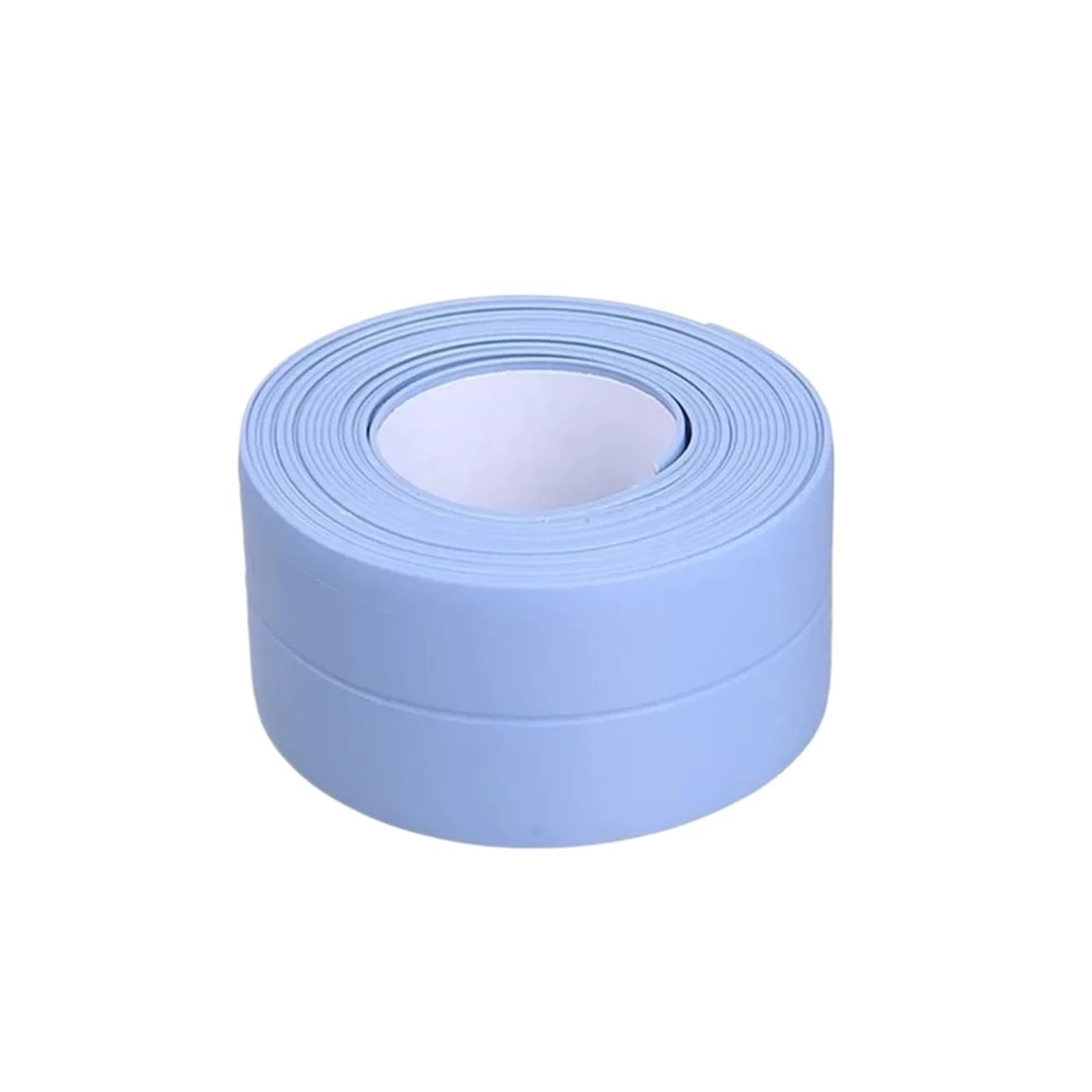 XCTDSVAH Wallpaper Border Kitchen Sealant Strip Bathroom Self Adhesive Shower Tile Sealer Household Mildew-Proof Tub Countertop Sealing(Blue)