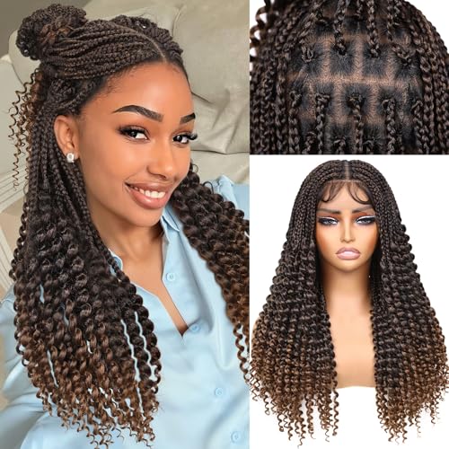HANNE Braided Wigs for Black Women Double Full Lace Box
