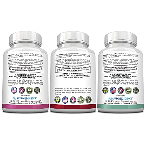 Approved Science® Fertilisyl, Coq10, And Stressyl - One Month Supply #TOP2