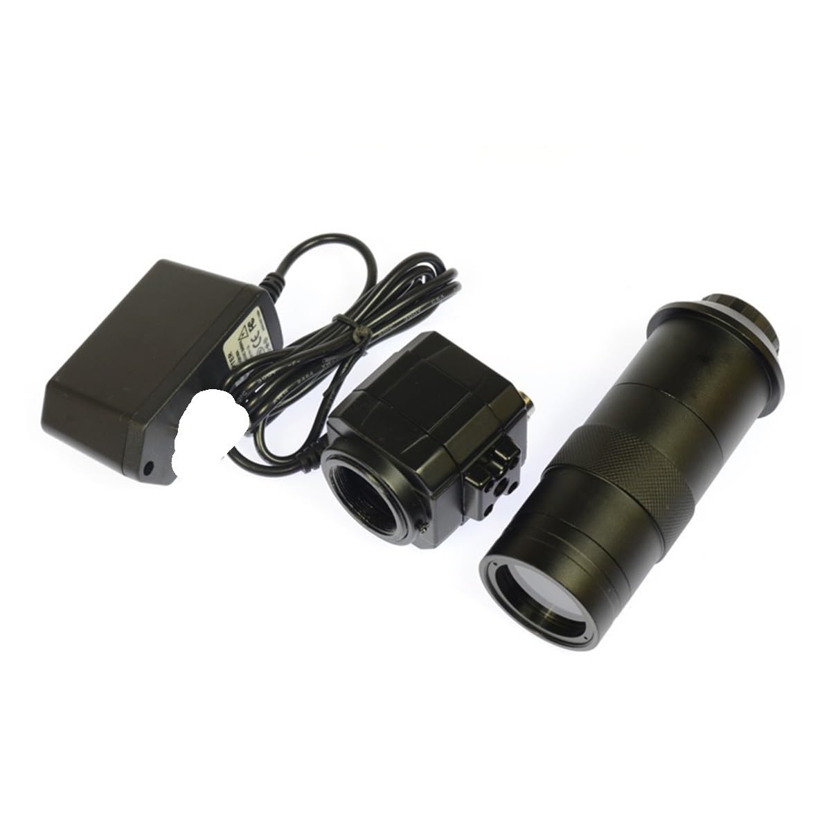 Kit de accesorios para microscopios Cámara de microscopio 80 0tvl Cámara de microscopio industrial 100x Zoom Lens C Montaje Portaobjetos de microscopio