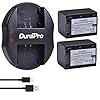DuraPro 2X 2500mAh NP-FV70 NP FV70 Akkus und Dual USB-Ladegerät für Sony NP-FV100 NP-FV70 NP-FV50 NP-FV30 Akku;Sony Handycam HDR-CX110,HDR-CX110E HDR-CX130E HDR-CX150