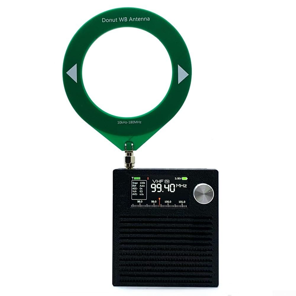 Récepteur Radio FM AM SW pour dsp 3000mAh Récepteur Radio FM(green ring)