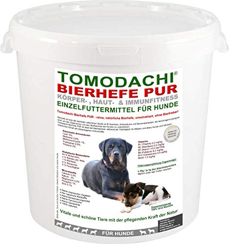 Bierhefe Hund, BARF Zusatz, reine Bierhefe ohne Treber, Natur Pur, Haut und Fell, reich an Vitaminen, Mineralien für Darmflora, Immunsystem, Appetit, Haut, Krallen, Fellglanz, reine Bierhefe, 1kg