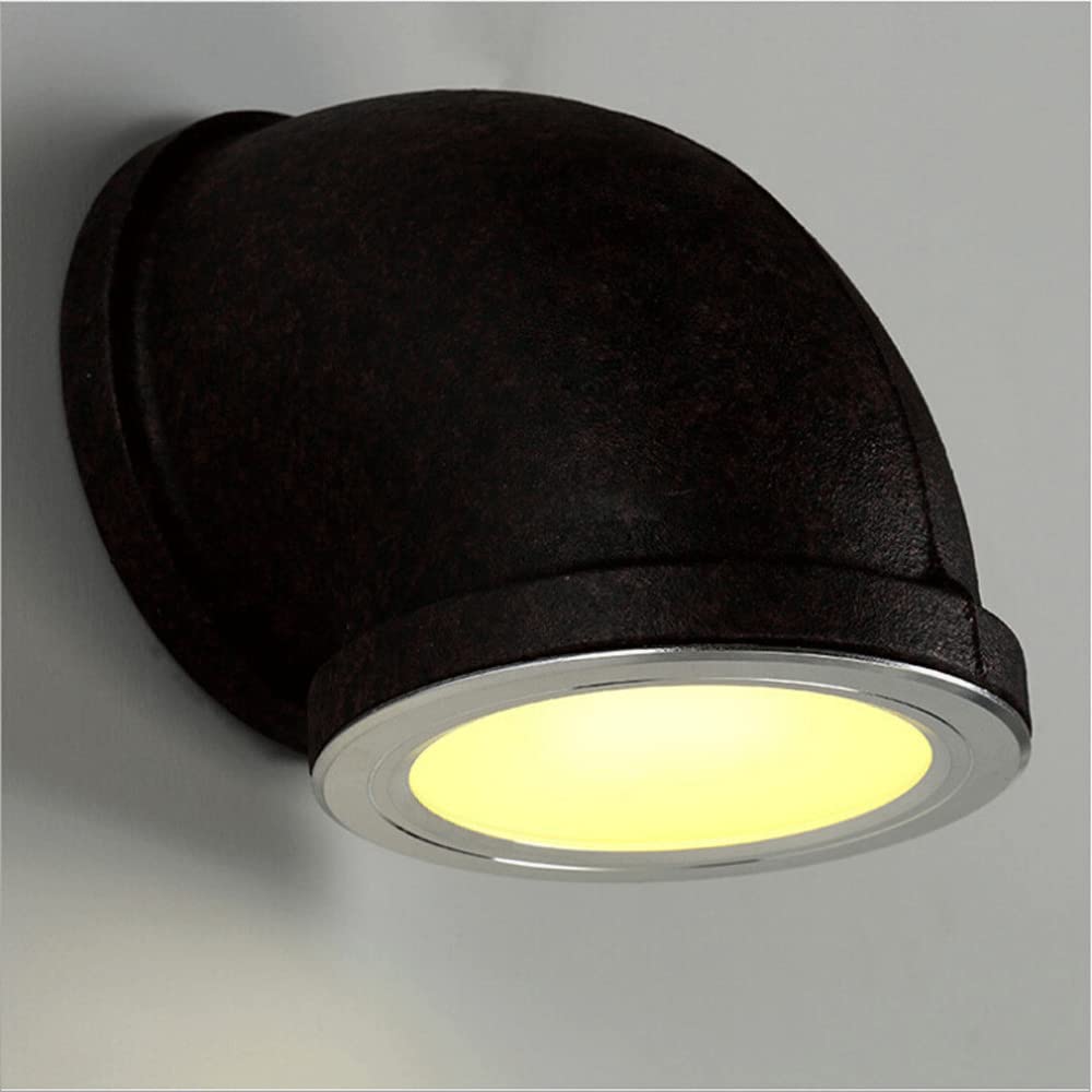 Lámpara de pared vintage con diseño de tubería creativa para iluminar restaurantes y bares