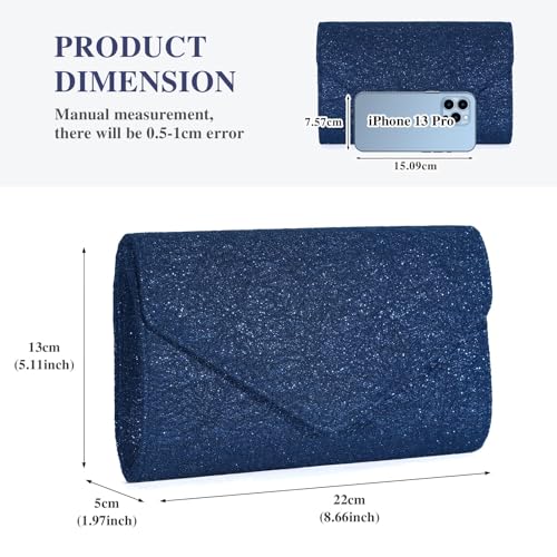 Image of UBORSE Evening Bag Lace Clutch Purse for Women Formal Elegant Envelope Wedding Party Cocktail Crossbody Shoulder Bag
