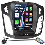 5GWiFi Upgrade 4+32G（8 Core） 1024 * 768 HD Android13 Car Stereo Radio for Ford Focus 2012-2018 Wireless CarPlay & Andriod Auto Bluetooth GPS Navigation/Mirror Link/Backup Camera& with Sony System -  Fortdows