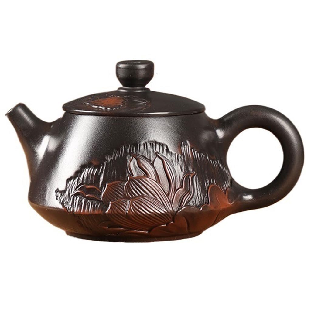 Dzbanek do herbaty, narzędzia do przygotowywania herbaty, ręcznie rzeźbiony garnek lotosowy, chiński zestaw do herbaty domowej, biuro popołudniowa herbata, dzbanek do herbaty na filiżankę herbaty