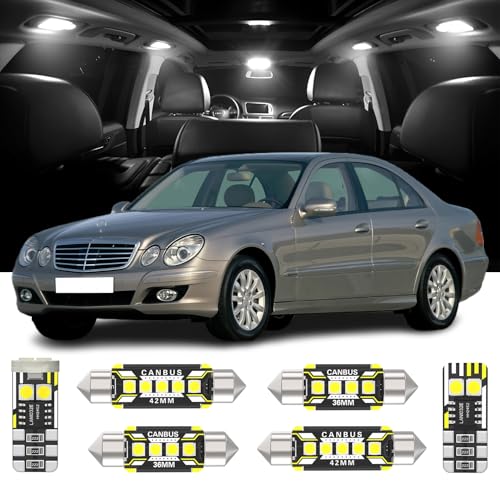 Kit de 24 luces LED interiores para Mercedes Benz E-Class W211 S211 2002-2009 miniatura 1