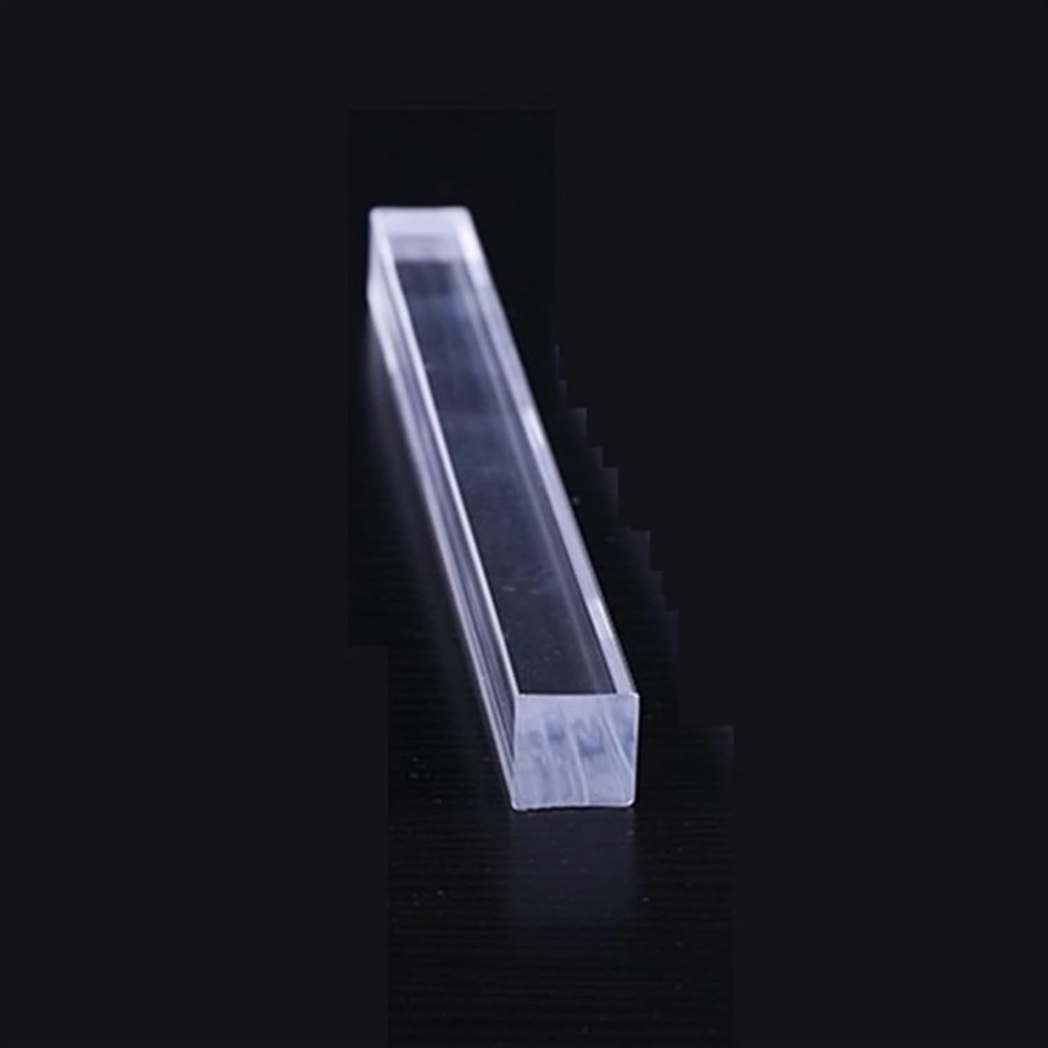 Barra Trasparente Acrilico Quadrata 20 Pollici, Asta Piatta in Plastica 1.5-50mm, Bastone Solido Acrilico per Vetrina Modelli e Decorazione 30x30mm