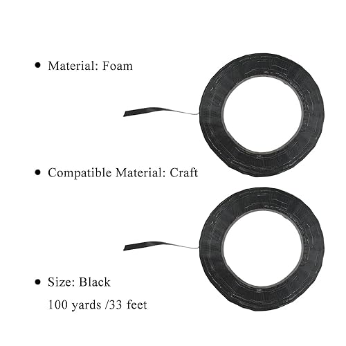 Miniatura 7 de HAHIYO Cinta floral negra de 0.25 pulgadas de ancho, impermeable, cinta decorativa impermeable para envolver ramos, arreglos de flores y