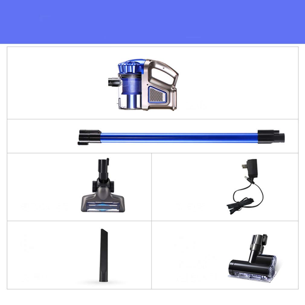 MU Aspirapolveri Domestici 2 in 1 Aspiratore a Mano a Sfera Aspirapolvere a LED Illuminazione Muta Batteria al Litio Ricaricabile ad Alta velocità a velocità variabile