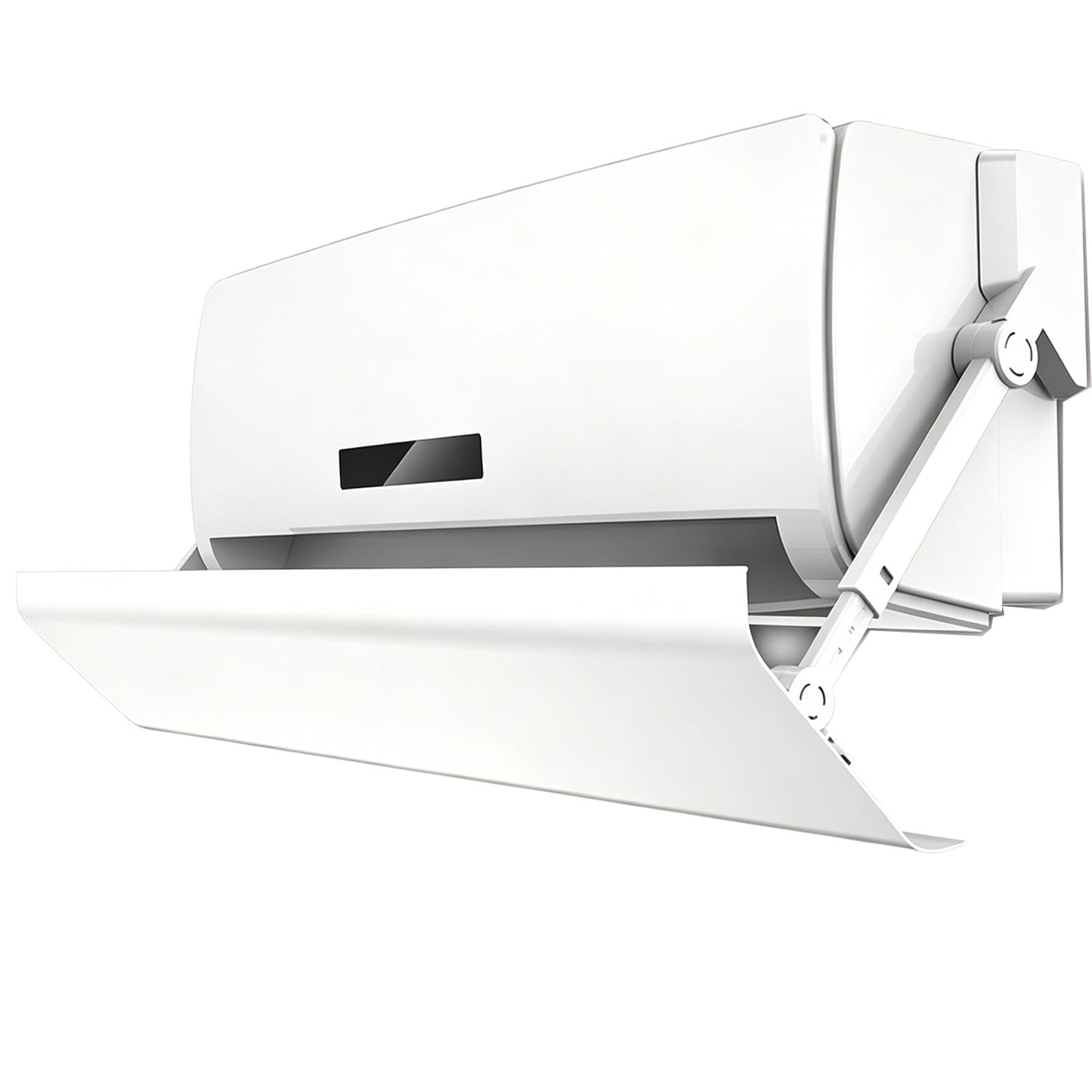 YUE JJXN AC Air Deflector, Tool Free Wall Air Conditioner Vent Deflector W7.9in, Adjustable Vent Cover with Anti Condensation