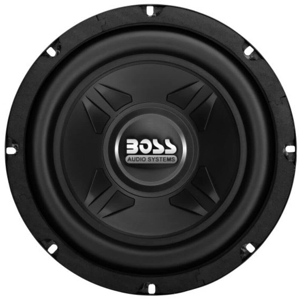 1 subwoofer CHAOS AUDIO SYSTEMS CXX8 da 20 cm 200 mm 8" singola bobina da 4 ohm da 300 watt rms 600 watt max 83 db sospensione in gomma, 1 pezzo