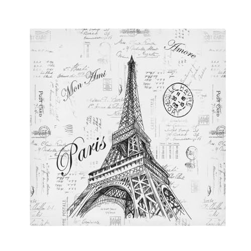 Servilletas de Tela YETTASBIN Paris Torre Eiffel Set x6 50.5 cm miniatura 6
