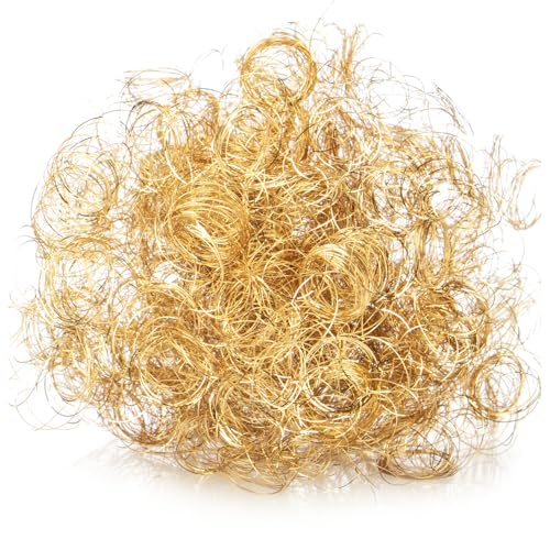 Wilhelm Sell® 30g Engelshaar fein gelocktes Lametta gelb/-goldfarben...