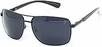 Óculos de Sol Aviador Unissex Polo London Club design Retangular com lentes em Policarbonato UV400 contém Case Couro ECO