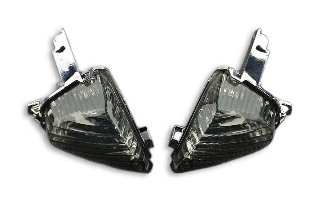 Frecce Freccia Posteriori Fumè Nero per SUZUKI GSX-R 750 GSXR WVCF 2006-2007