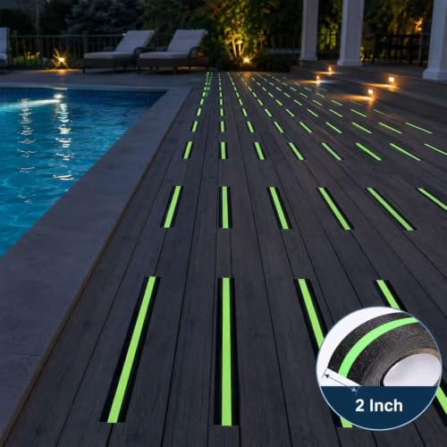 Image of Anti Slip Tape with Glow in Dark, 2inx60ft Grip Tape for Outdoor Waterproof